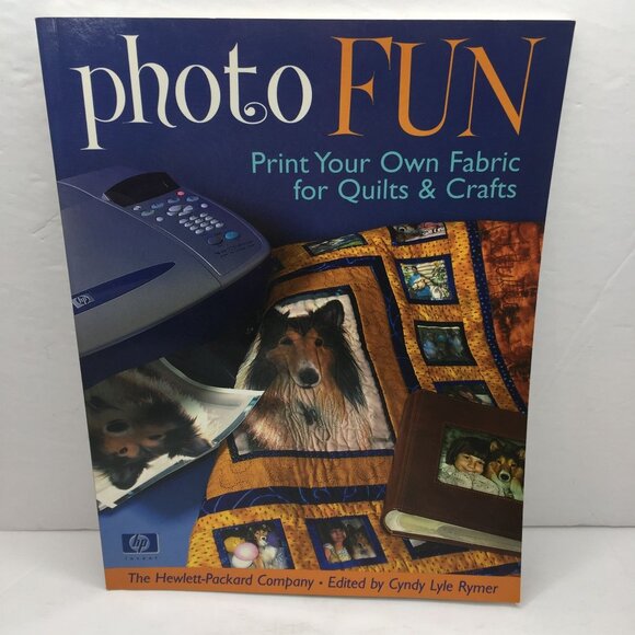 Vintage 2004 Hewlett-Packard Photo Fun Print Your Own Fabric For Quilts Crafts - Picture 2 of 10